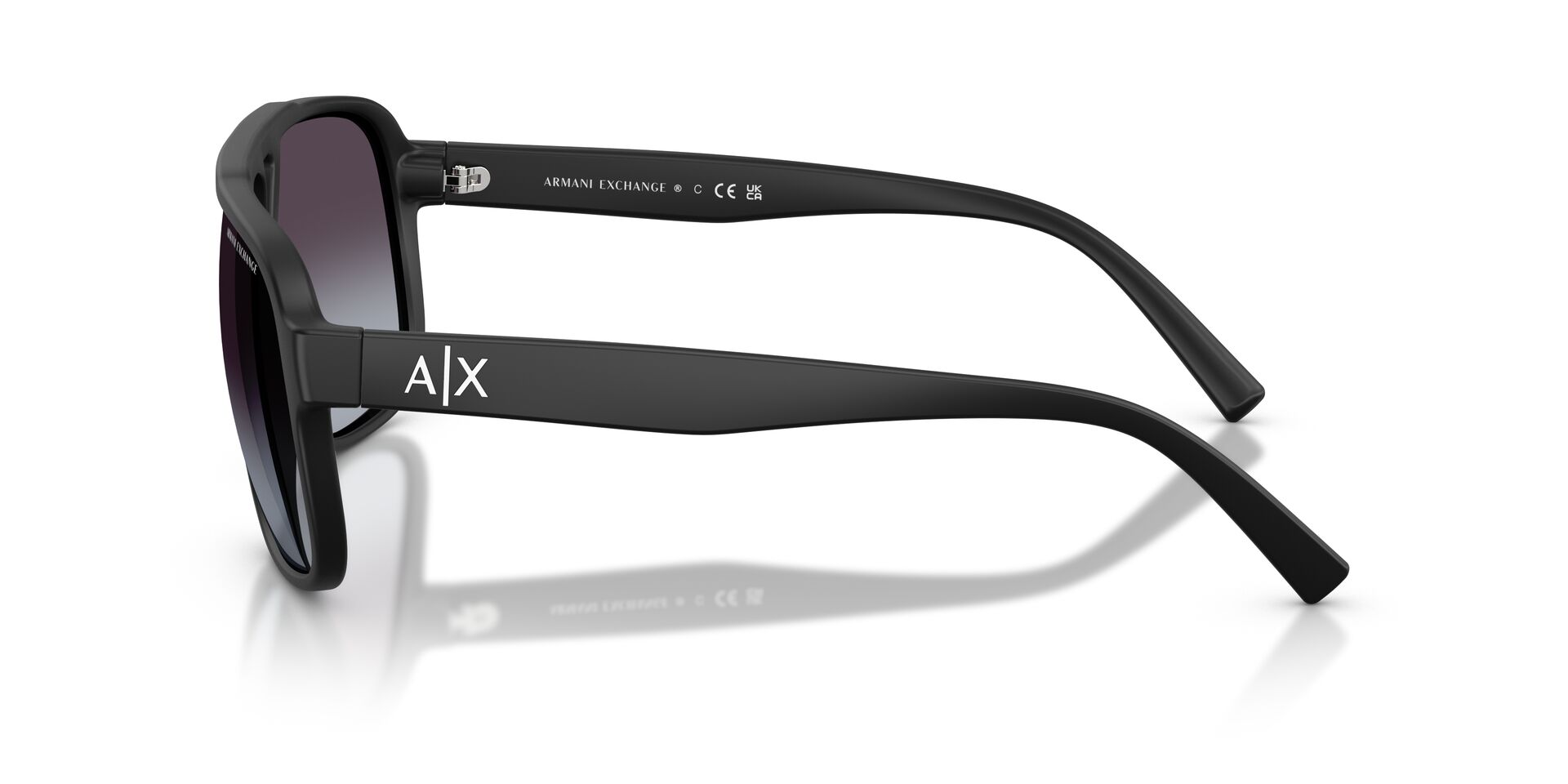 Armani Exchange 0AX4104S Mate negro Talla 61 - Imagen 3