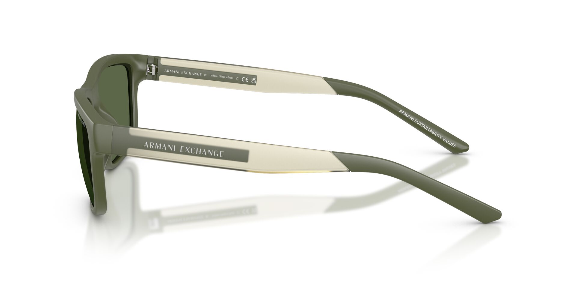 Armani Exchange 0AX4169SU Mate verde Talla 55 - Imagen 3