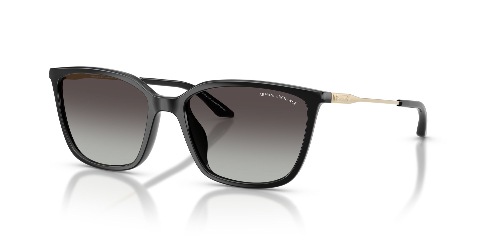 Armani Exchange 0AX4171SU Negro brillante Talla 55